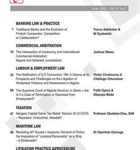 The Gravitas Review of Business & Property Law Vol.14 No.2